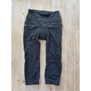 DaYoung Performance Womens Bike Cycling Capri Pants M Black Padded 3/4 Leggings